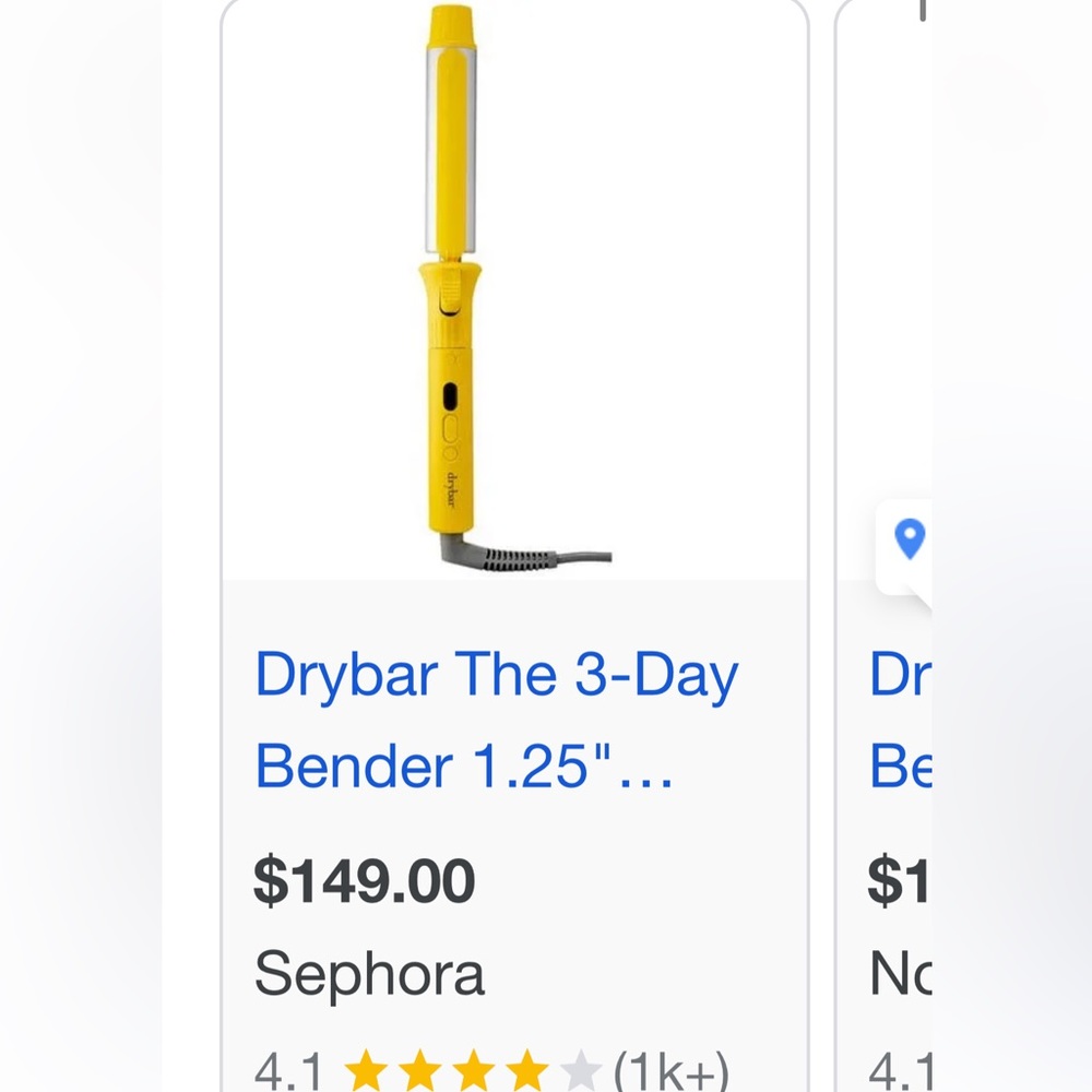 Drybar curling iron.. 1.25 inch. Like new! Used a few times